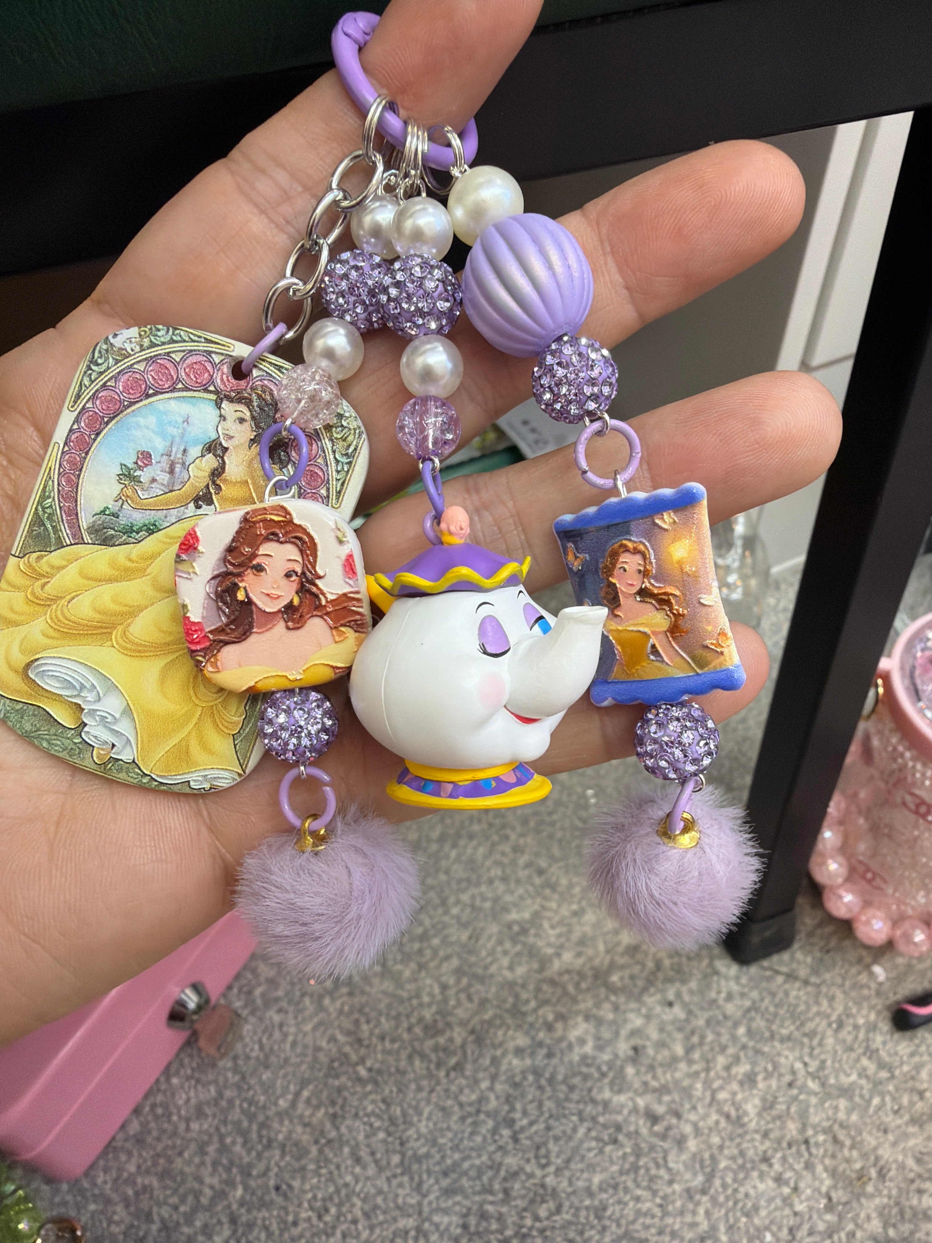 Belle keychain