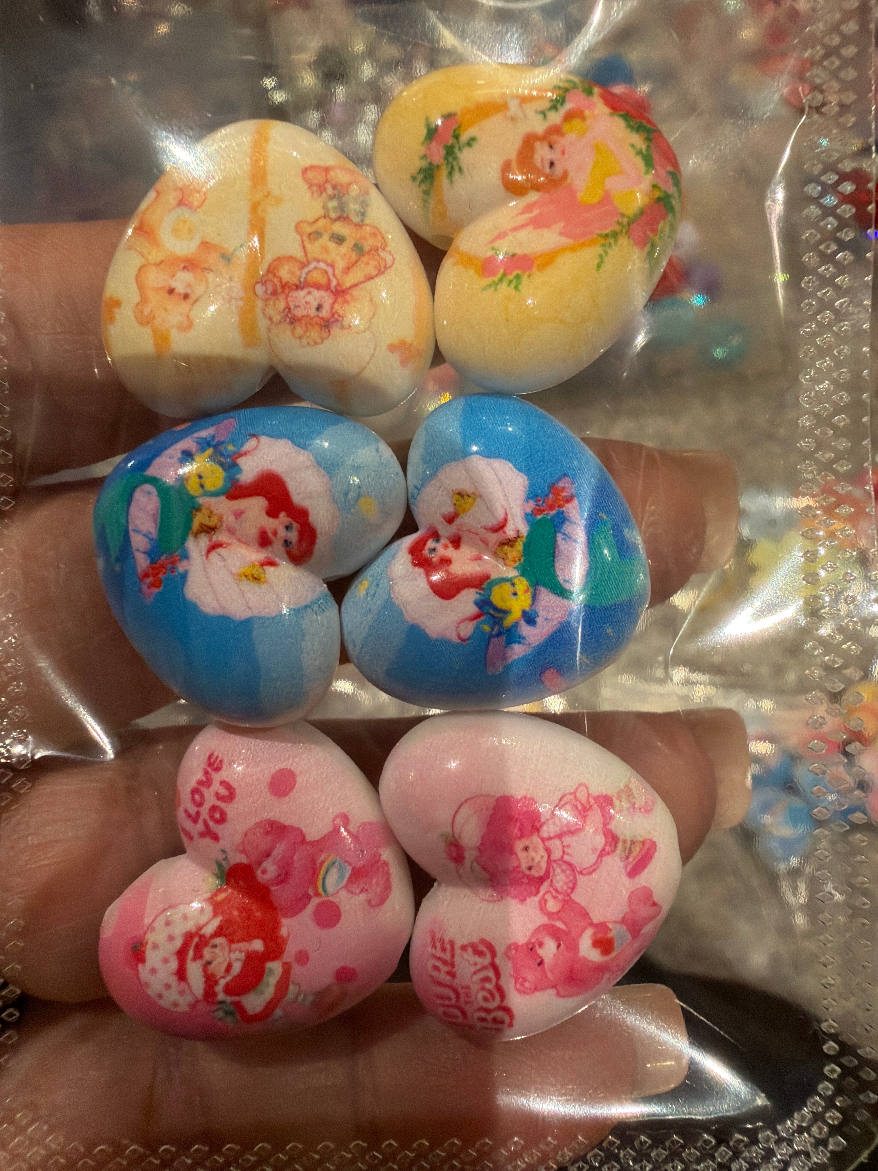 Strawberry shortcake & disney hearts