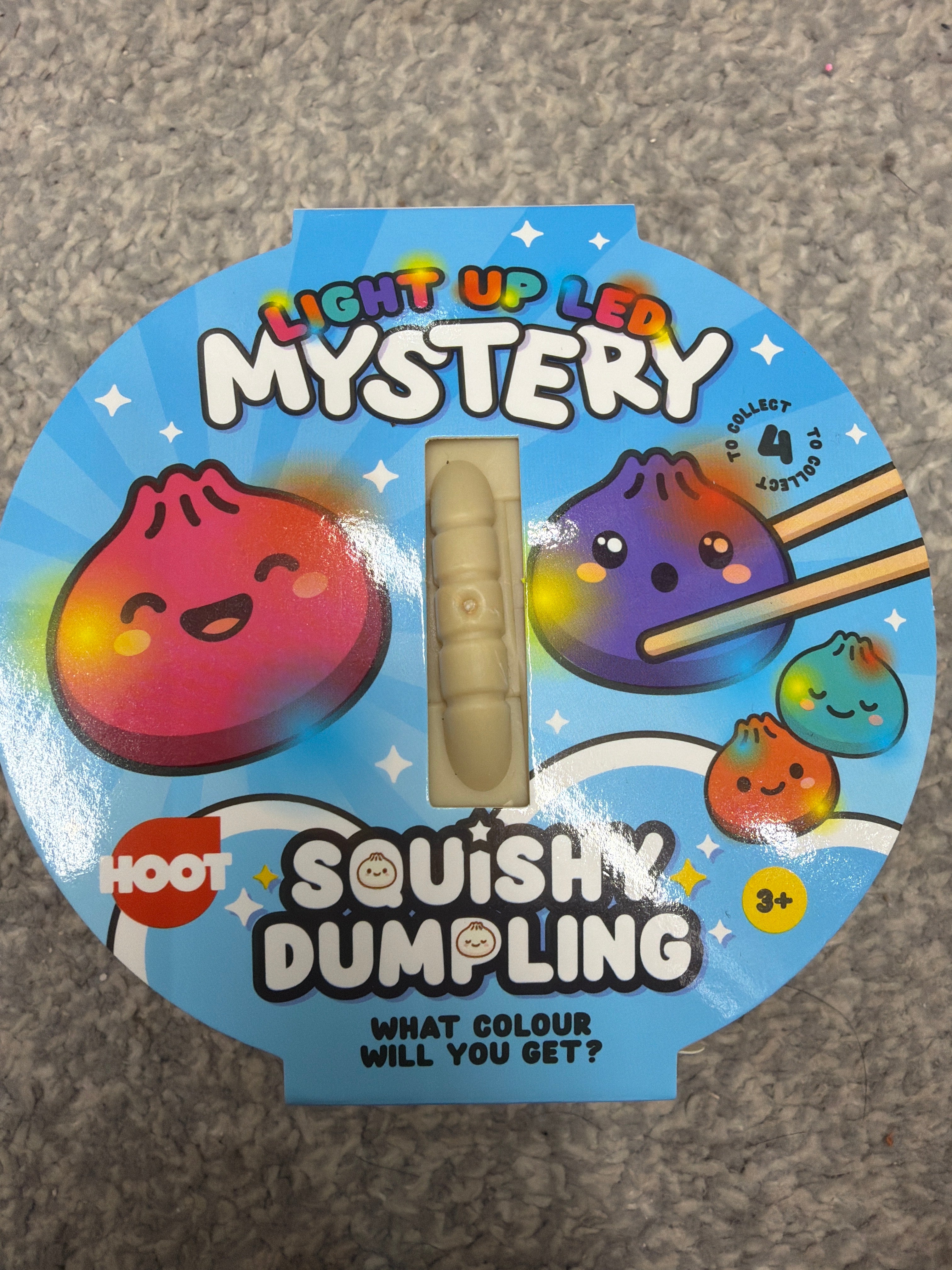 Light up led mystery squishy dumpling