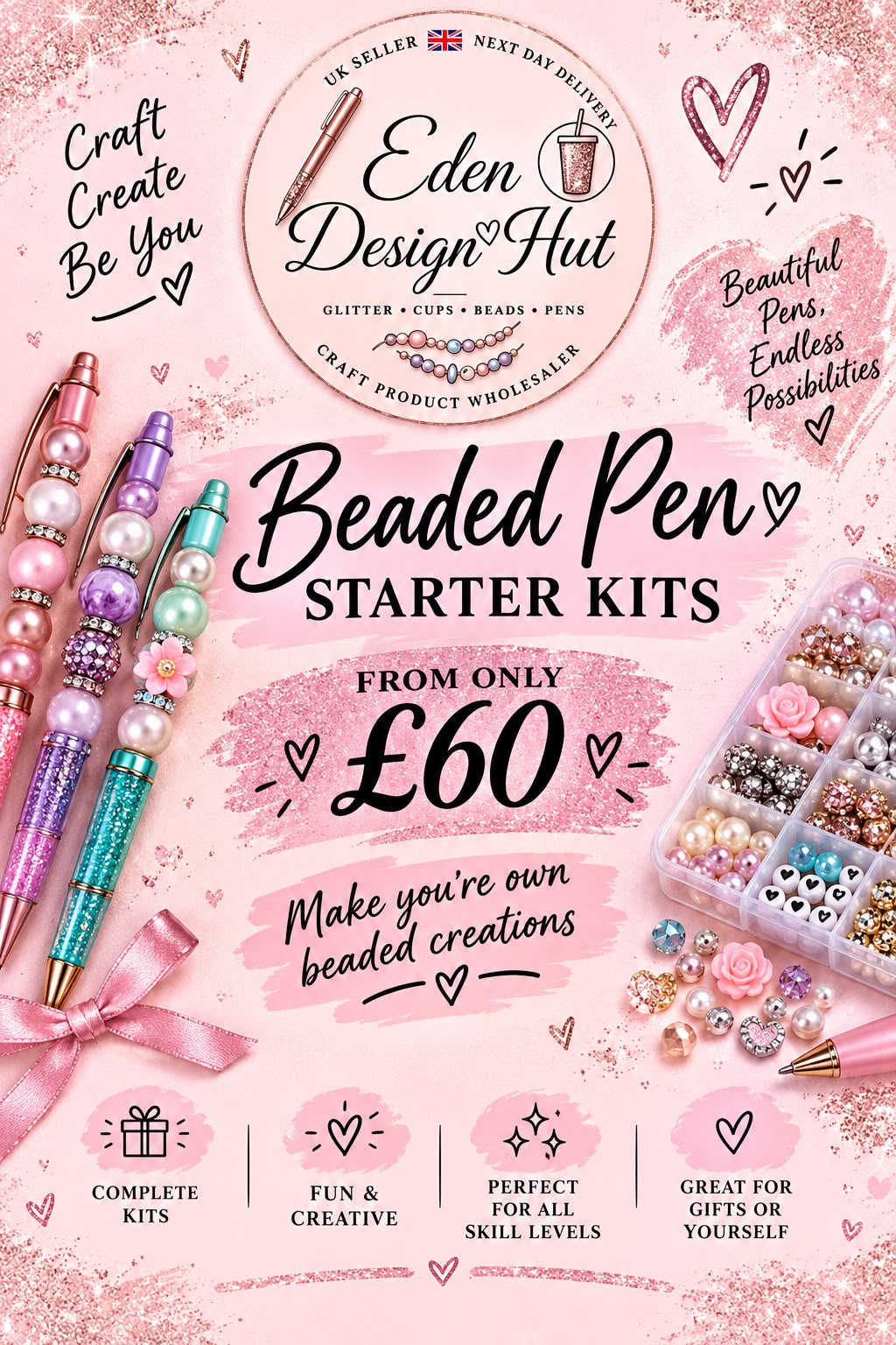 Beaded pen starter kit