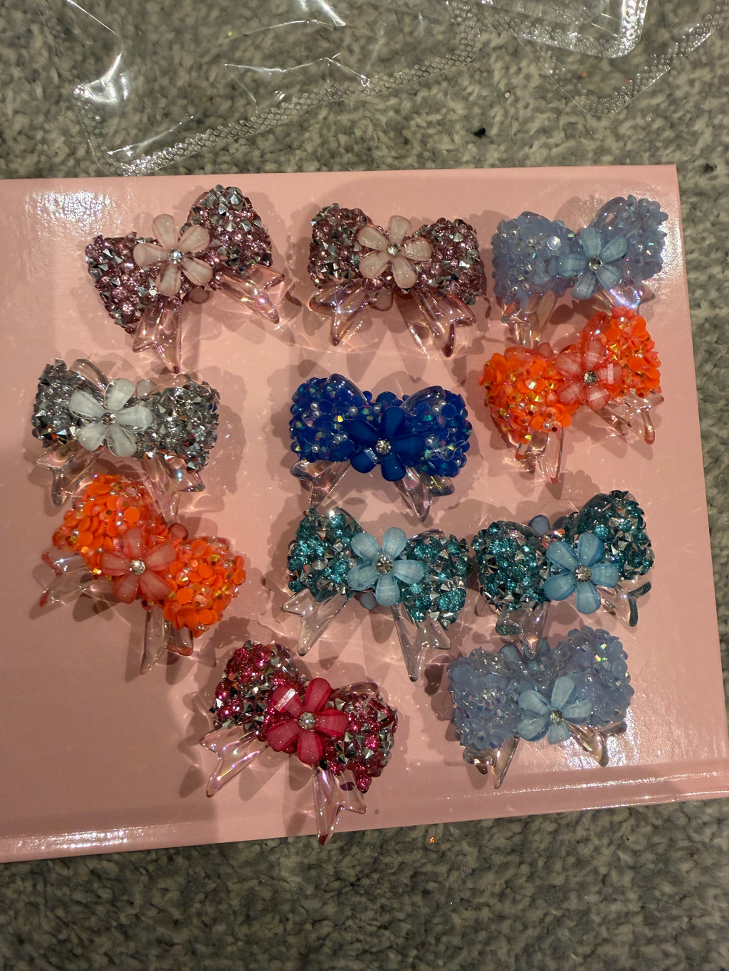 Bow bling toppers