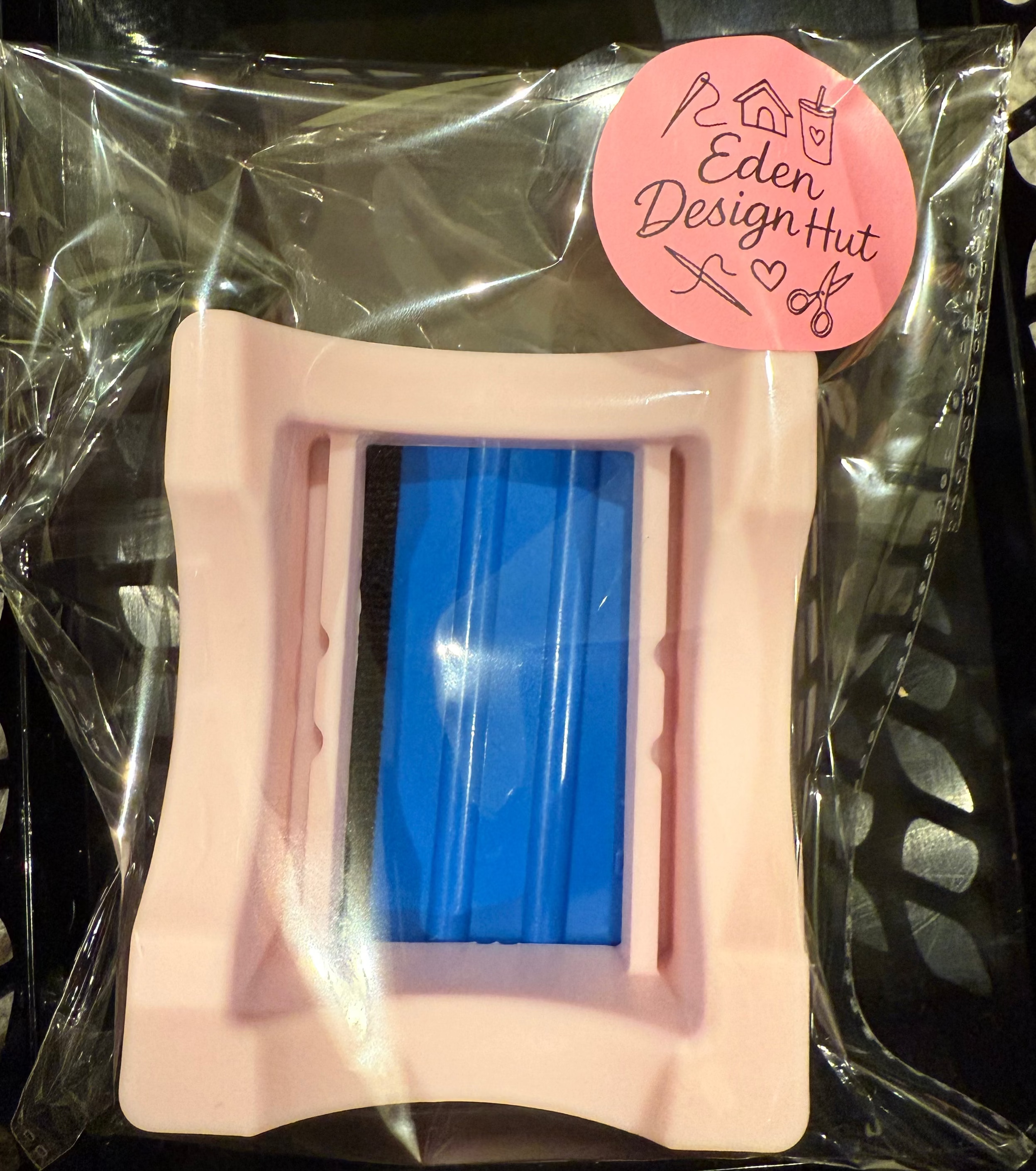 Cup holder and squeegee