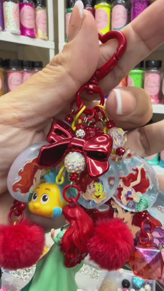 Little mermaid keychain / bag charm
